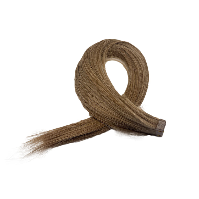 Hairui Manufacturer’s direct wholesale human hair extensions tape in hair #12Dark blonde