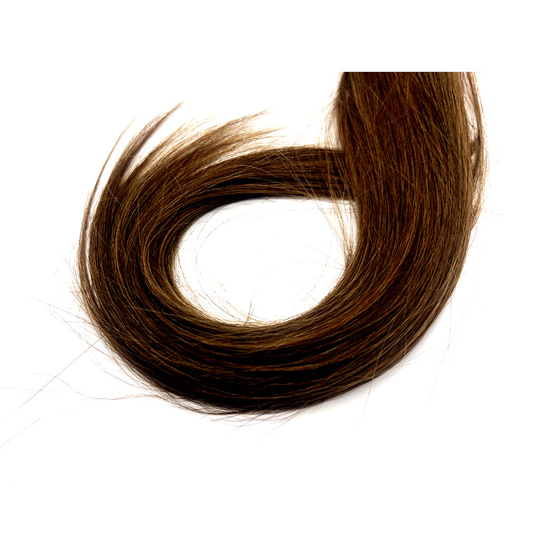 Hairui 100% human hair extensions tape in hair remy hair soft and silky #6 light brown