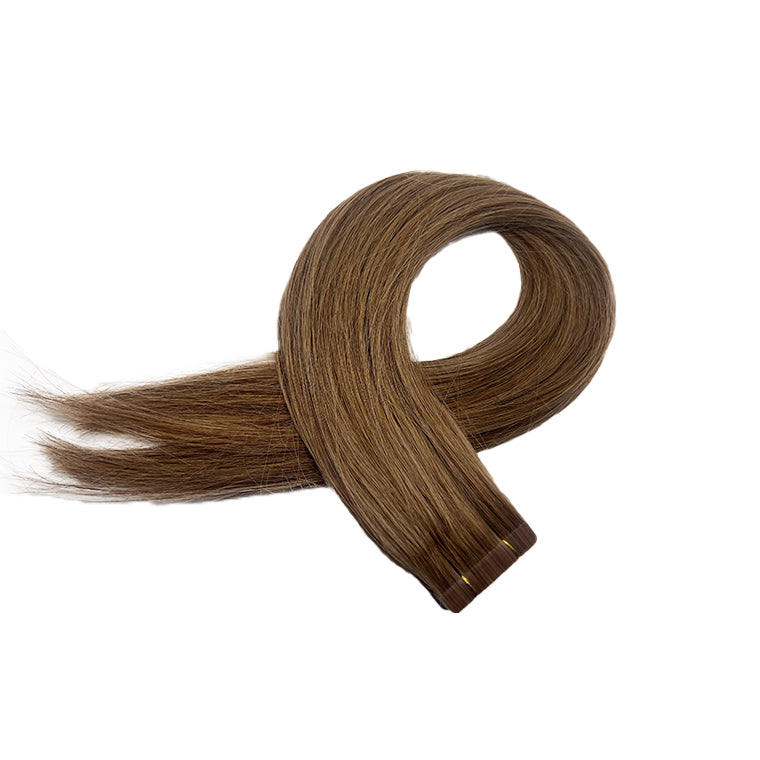 Hairui Hair extensions for real human hair invisible tape in human hair extension #10 cinnamon