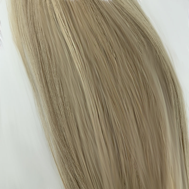 Hairui Human hair tape in hair extensions, can be curled and long lasting hair #16/22 Blonde highlight