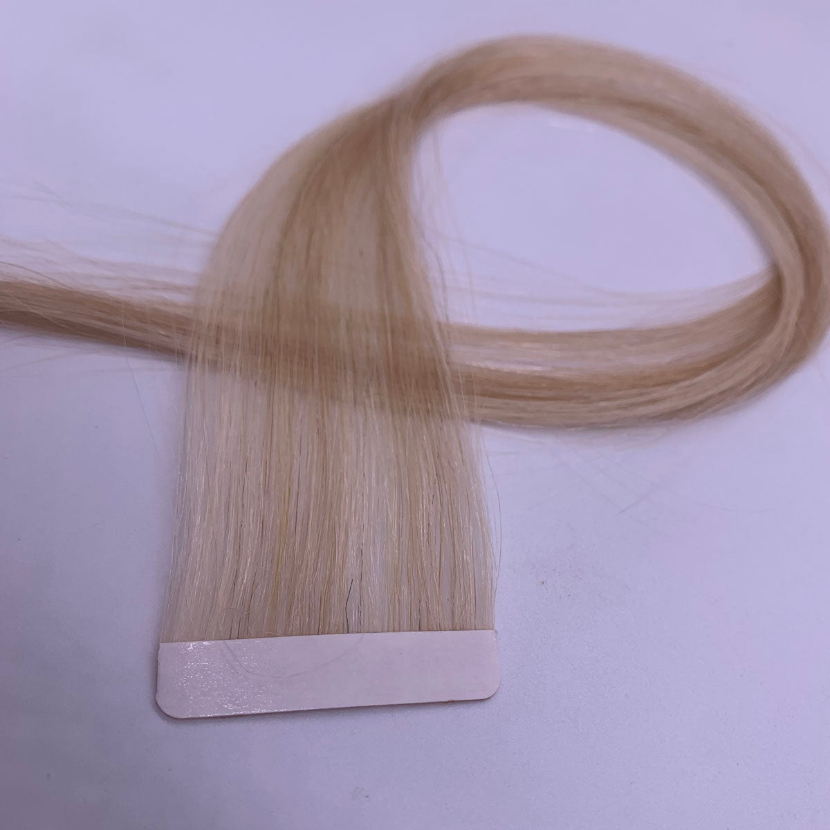 Wende invisible human hair extensions tape hair extension P22/613  platimun blonde highlight