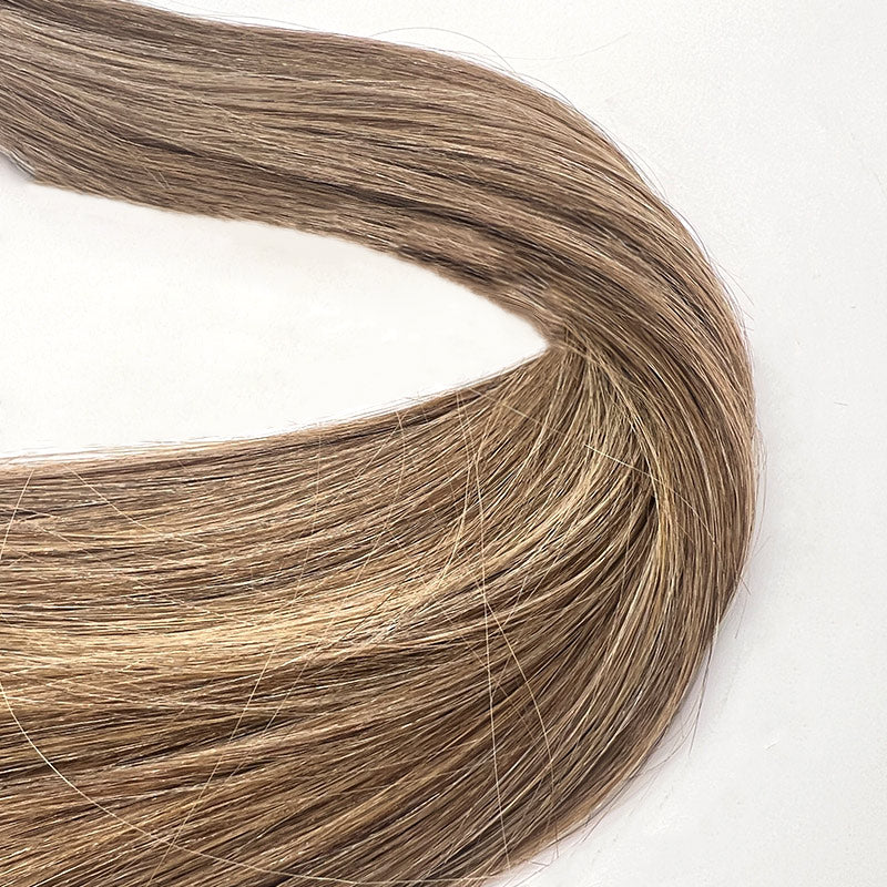 Wende Comfortable design tape in hair extension P8/24light blonde high light long lasting hair