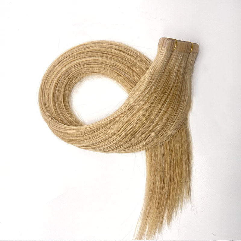 Wende tape hair extension P16/24 blonde mixed hight light remy human hair wholesale