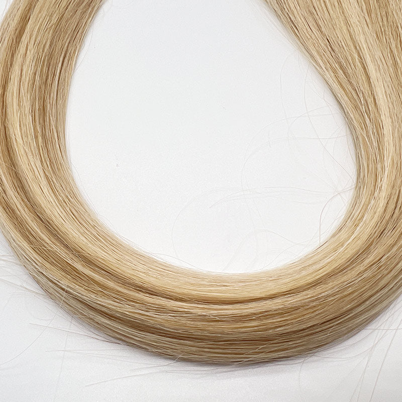 Wende invisible human hair extensions tape hair extension P22/613  platimun blonde highlight