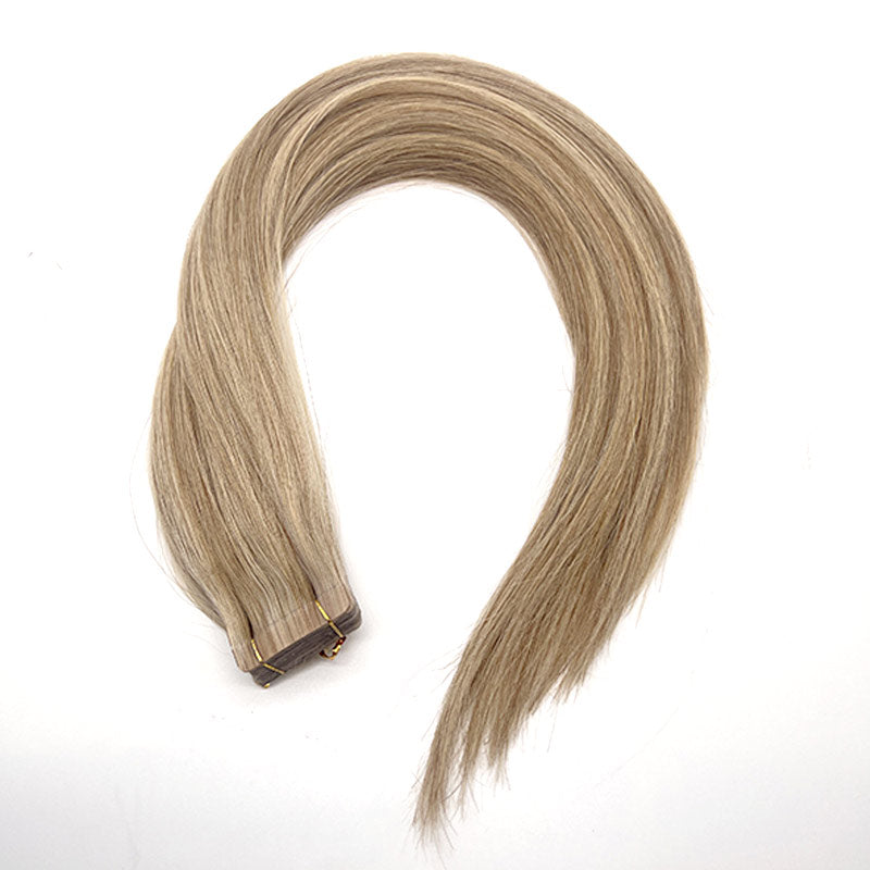 Wende remy human hair tape hair extension fashion highlight invisible hair extensions P12/18/613