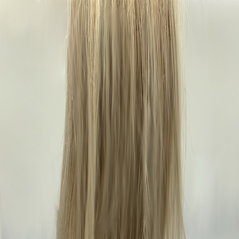 Hairui invisible tape in hair extension no tangle no shedding #18/613 platinum blonde highlight