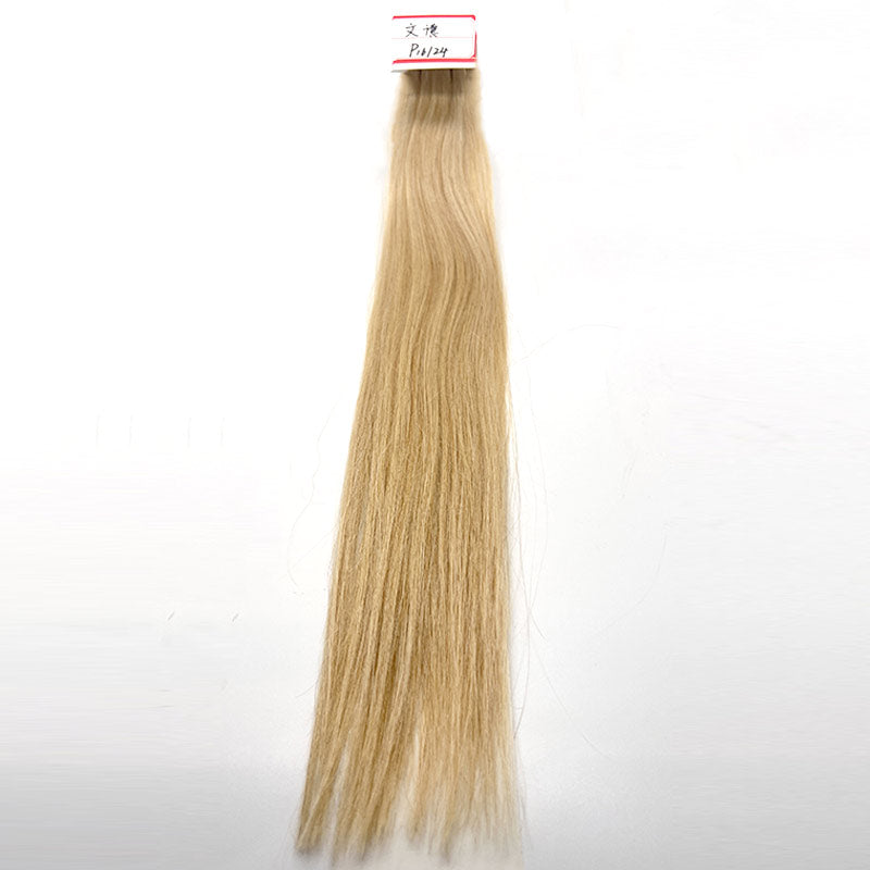 Wende tape hair extension P16/24 blonde mixed hight light remy human hair wholesale